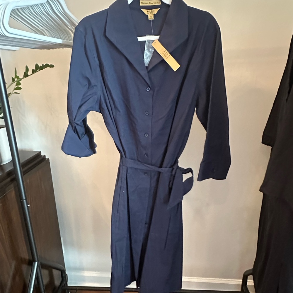 Alex Marie Navy Women's Maxi Dress